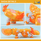 52Toys Beastbox Bb-63B Blowback Deformation Toys Action Figure, Converting Toys In Mecha And Cube, Perfect Birthday Party Gift For Teens And Adults, Based On Hexagonal Arowana