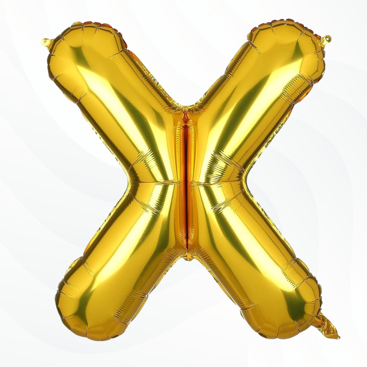 Flyloons Gold X Letter Foil Balloon Alphabets Balloons Perfect for Birthday Decoration Items, Anniversary, Bachelorette, Wedding
