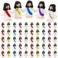 Urskytous 50Pcs Mini Jesus Figurine Bulk Little Jesus Figures Toys Colorful Tiny Religious Doll Fun Christ Religious Party Favor