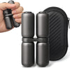 Handheld Fidget Hand Roller Toy, Metal Hand Fidget Spinner For Kids Adults, Fidget Toys Stress Relief, Hand Grip Strengthener, Portable Edc Silence Toy For Office Travel Classroom Black(Black