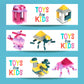 Anksono Building Bricks 1000 Pieces Bulk Toys Kids Building Blocks Compatible With All Major Brands- Accessories With Wheels Tir