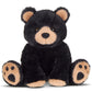Bearington Collection Bear Stuffed Animal, 10.5" Plush Black Bear, Woody Variant