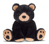 Bearington Collection Bear Stuffed Animal, 10.5" Plush Black Bear, Woody Variant