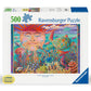 Ravensburger Sun And Sea 500 Piece Large Format Jigsaw Puzzle For Adults - 12001003 - Easy To See & Easy To Hold Large Pieces Fit Together Perfectly