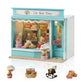 Foyucool DIY Miniature House Kit  Dollhouse Kit with Furnitures  1:24 Mini House Making Kit for for mature-themed to Building  Halloween/Home Decorations/Gifts for Family and Friends  Tailor's Store
