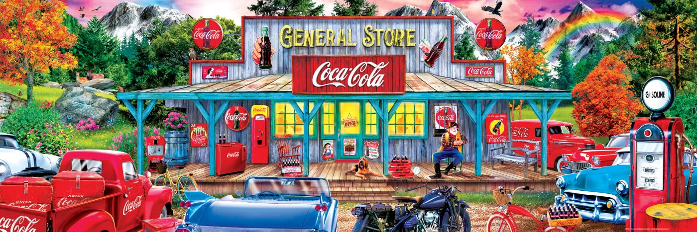 Masterpieces 1000 Piece Jigsaw Puzzle For Adults And Families - Coca-Cola Stop N Sip - 13'X39'