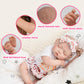 Jirachi Lifelike Reborn Baby Dolls, 18-Inch Adorable Real Life Full Body Vinyl Sleeping Baby Girl, Cute Realiatic Reborn Baby With Feeding Kits