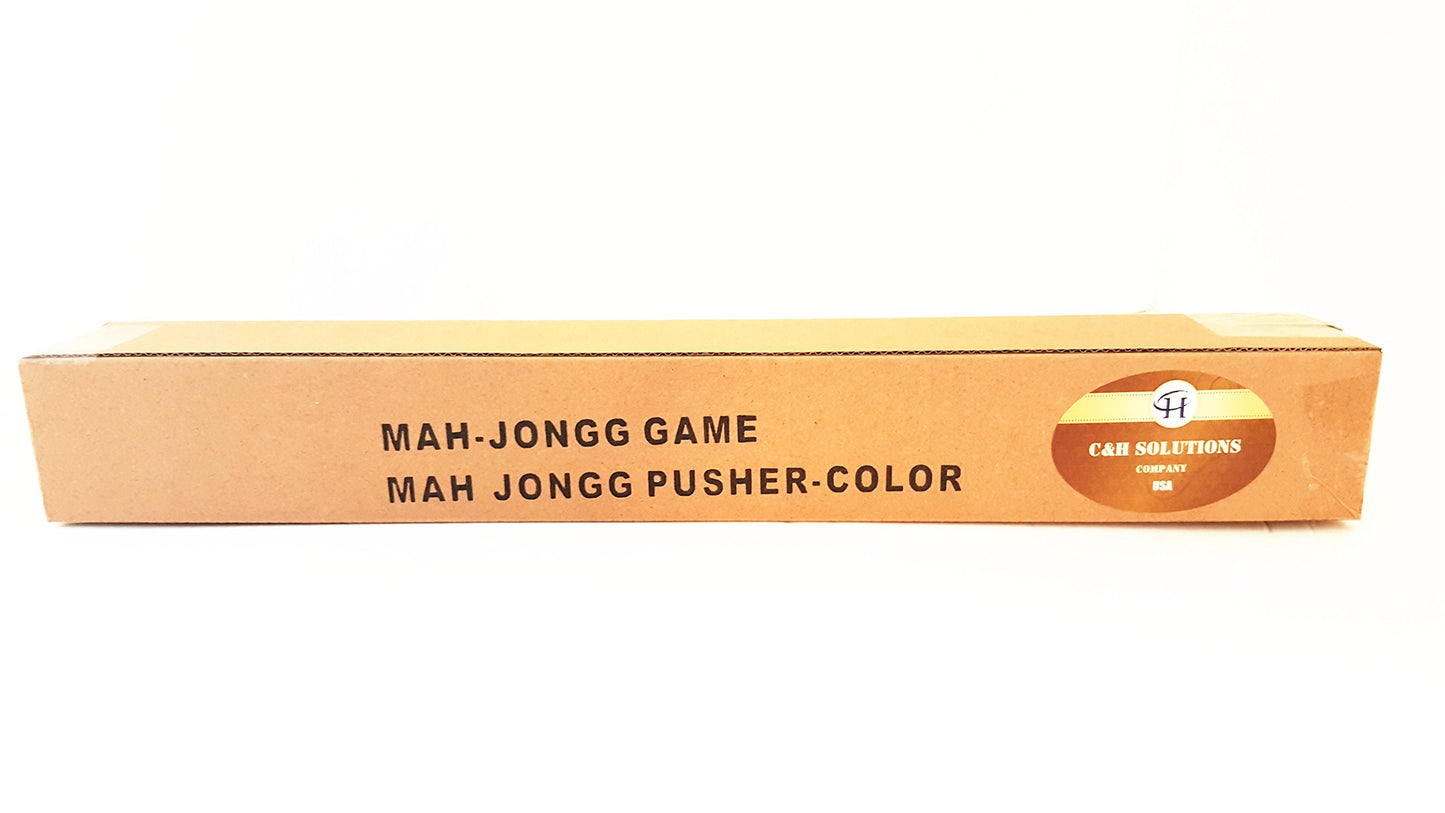 C&H Solutions Color Acrylic Mahjong Pushers Set of 4, 18" - Durable Acrylic, Perfect for Game Nights and Tournaments