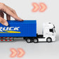 Qcar Container Dump Trailer, 1:50 Scale Dump Truck With Trailer, Kids' Toy Trucks
