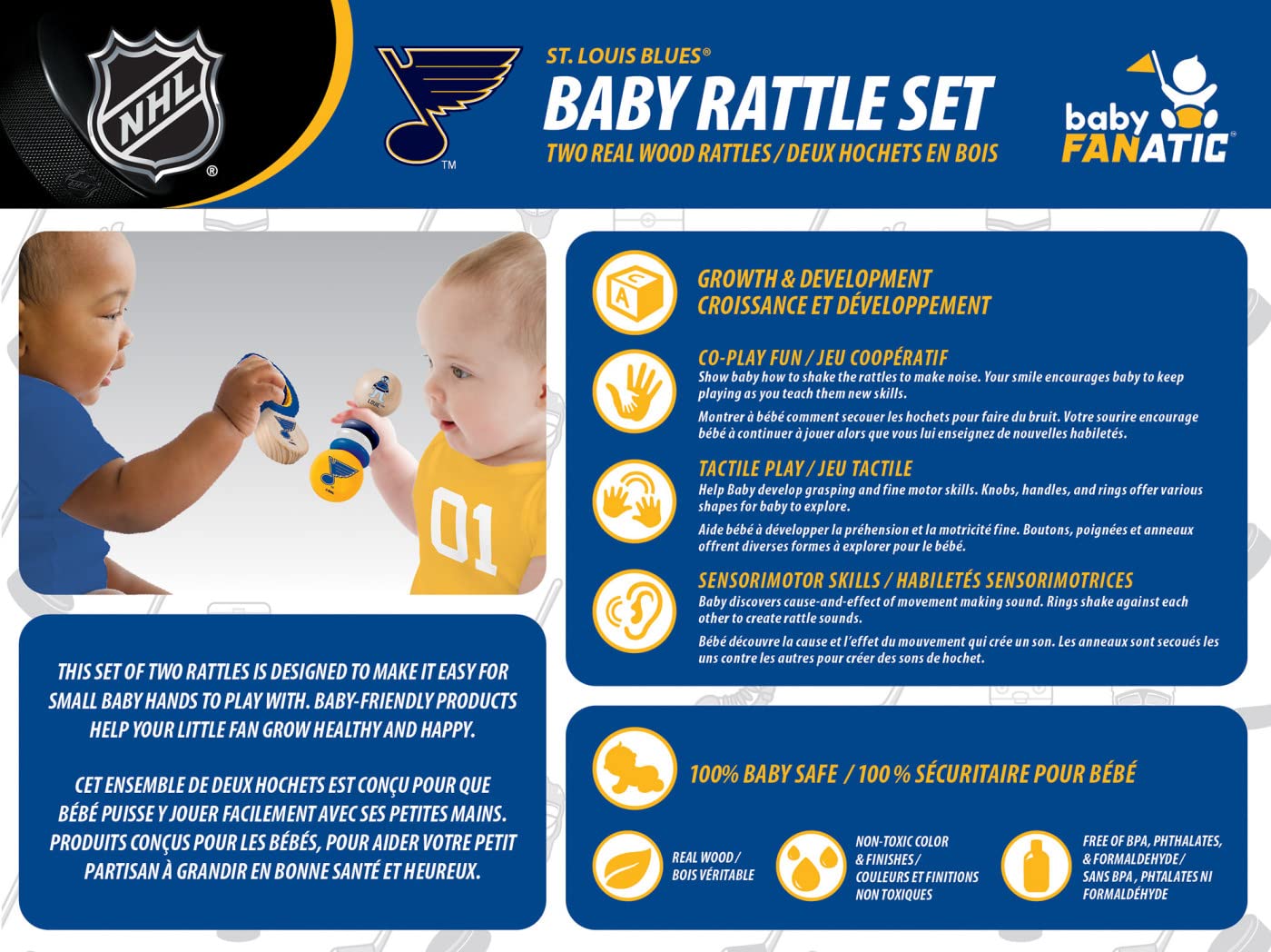 St. Louis Blues Rattles