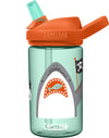Camelbak Kids Eddy+ Bite Valve Straw Tritan Renew Water Bottle Reading Animals, 14Oz