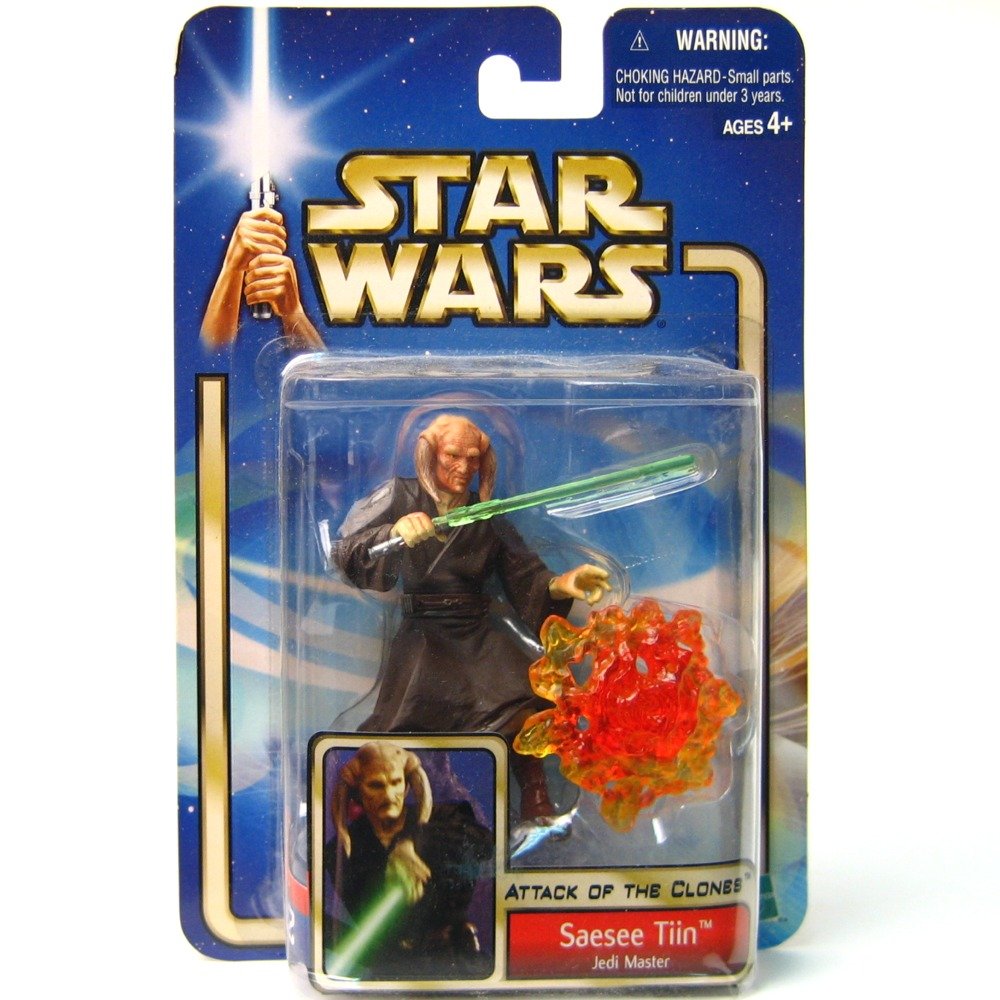 Star Wars, 2002 Saga Collection, Saesee Tiin Action Figure #20, 3.75 Inches