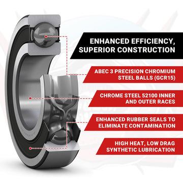 FastEddy Bearings Compatible with Axial Wraith RTR Sealed Bearing Kit