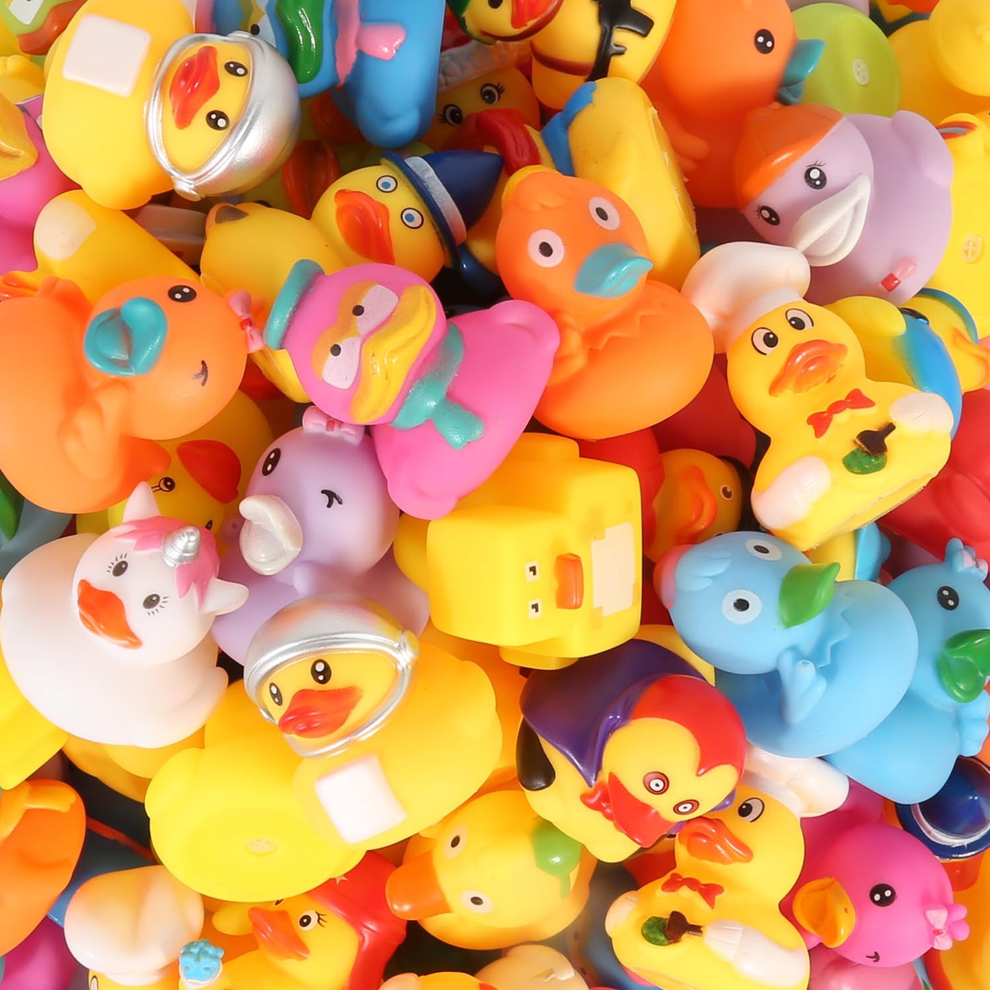 Audaisyly Rubber Ducks Bath Toy for Kids  Assortment Duckies for Jeep Ducking Pool Floater Ducky Bathtub Beach Toys  Party Favors Birthday (150 Pack)