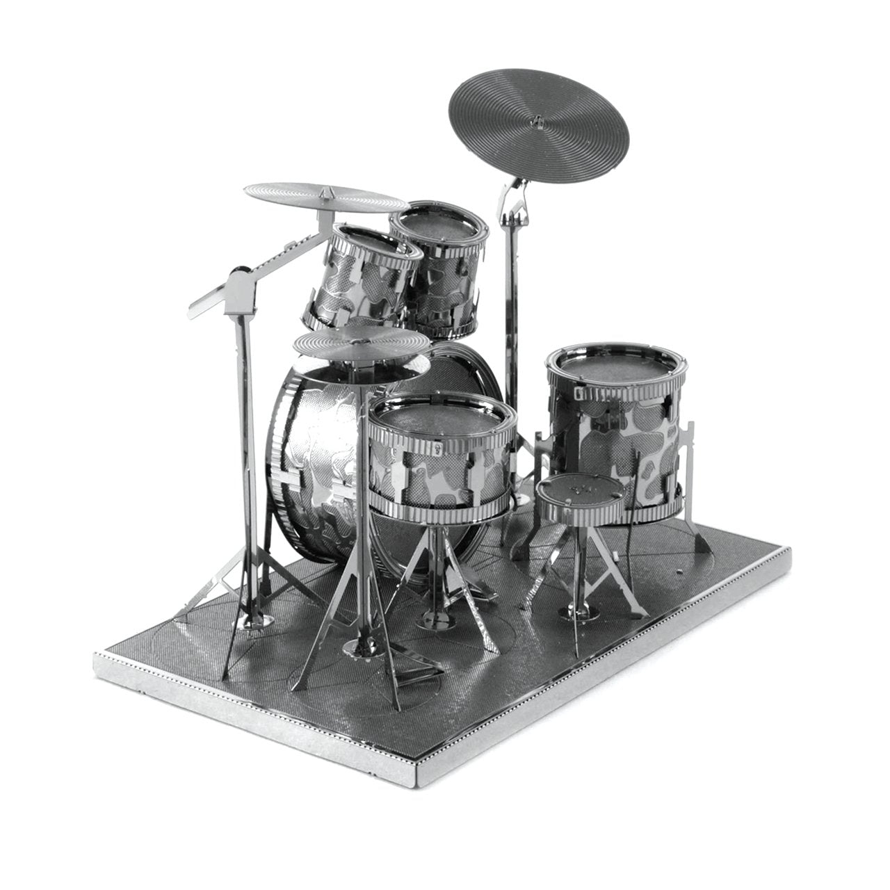 Fascinations Metal Earth Drum Set 3D Metal Model Kit