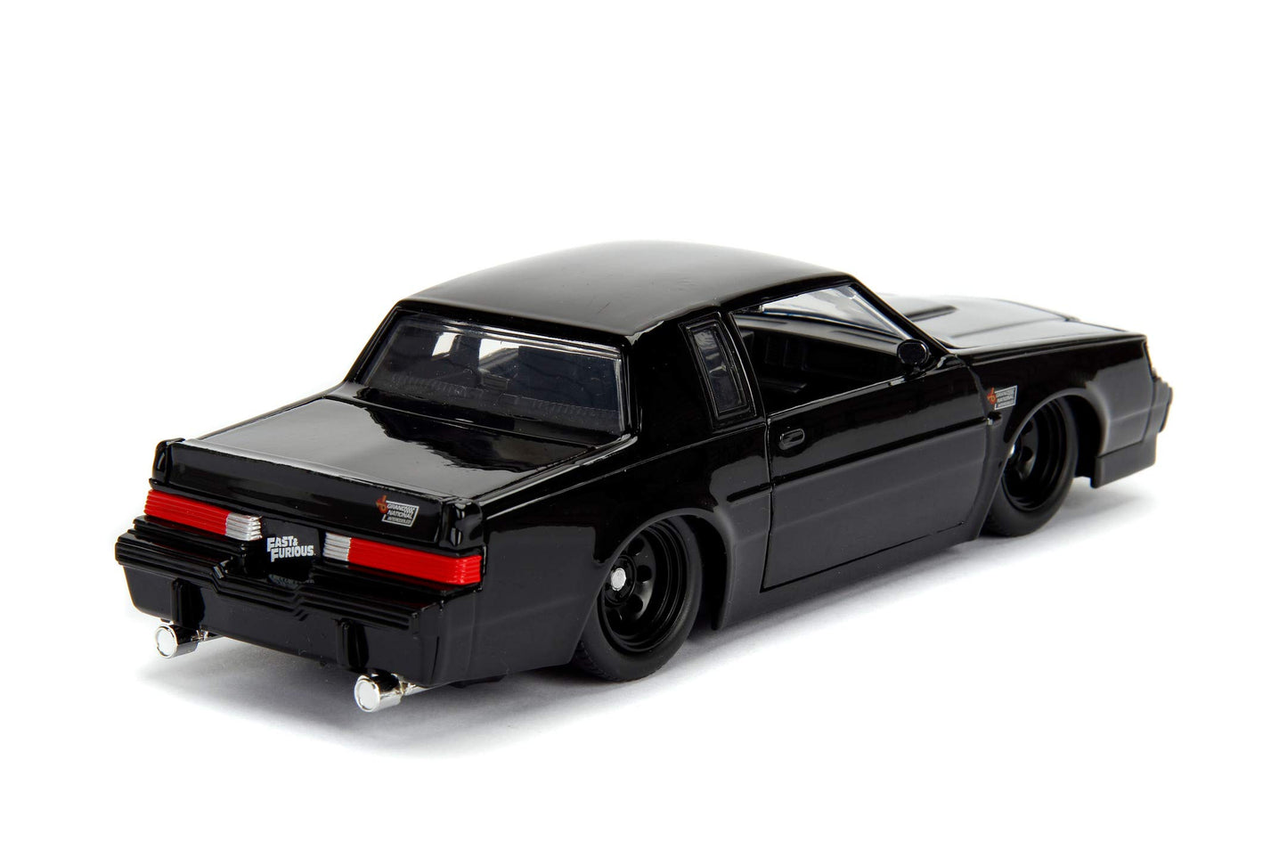 Jada Toys 1:24 Scale Die-Cast Model - '87 Buick Grand National, Glossy Black, Model 99539