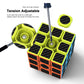 Cfmour 2 Pack Speed Cube 3X3 Set, Fast Magic Cube For Kids, Smooth Carbon Fiber Cubes, Puzzle Toys
