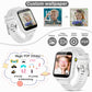 Kids Game Smart Watches Girls With 24 Puzzle Games Camera Music Player Pedometer Alarm Clock Calculator Torch, 12/24 Hr Hd Touch