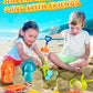 Lqyoyz Beach Toys Set For Kids- 18Pack Sand Toys For Toddler 3-10, With Shovels, Mesh Bag & Sand Molds, Travel Beach Sandbox Toy