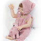 Jrlcgyp Reborn Baby Dolls, 20'' Realistic Silicone Full Body Vinyl Baby Girl With Dimples, Real Life Newborn Sleeping Smile Baby