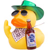 Cofubcad Rubber Duck Car Dashboard Decorations Duck Car Ornaments With Mini Cowboy Hat Sunglasses Cute Prop For Car Accessories