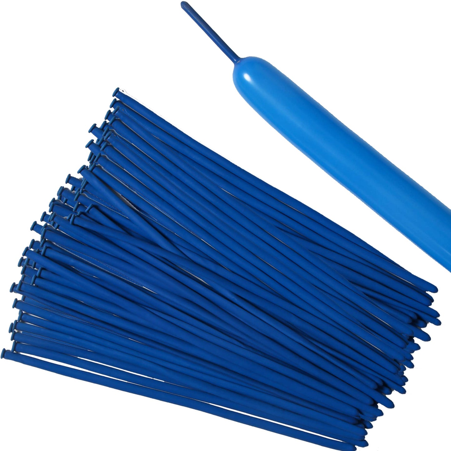 100Pcs 260 Balloons Long Balloons Animals Twisting Balloons Latex Balloon Garland For Birthday Wedding Party Decorations (Blue)