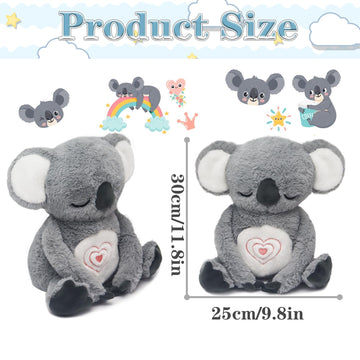 Quick Horse Anxiety Relief Koala Breathing Sleeping Otter Plush Stress Relief Stuffed Animal For Anxiety Sleepy Koala Arrily Cal