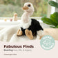 Bearington Ollie Ostrich Plush - 9" Realistic Stuffed Animal with Soft Fur, Floppy Body - Adorable Gift for Kids and Animal Lovers