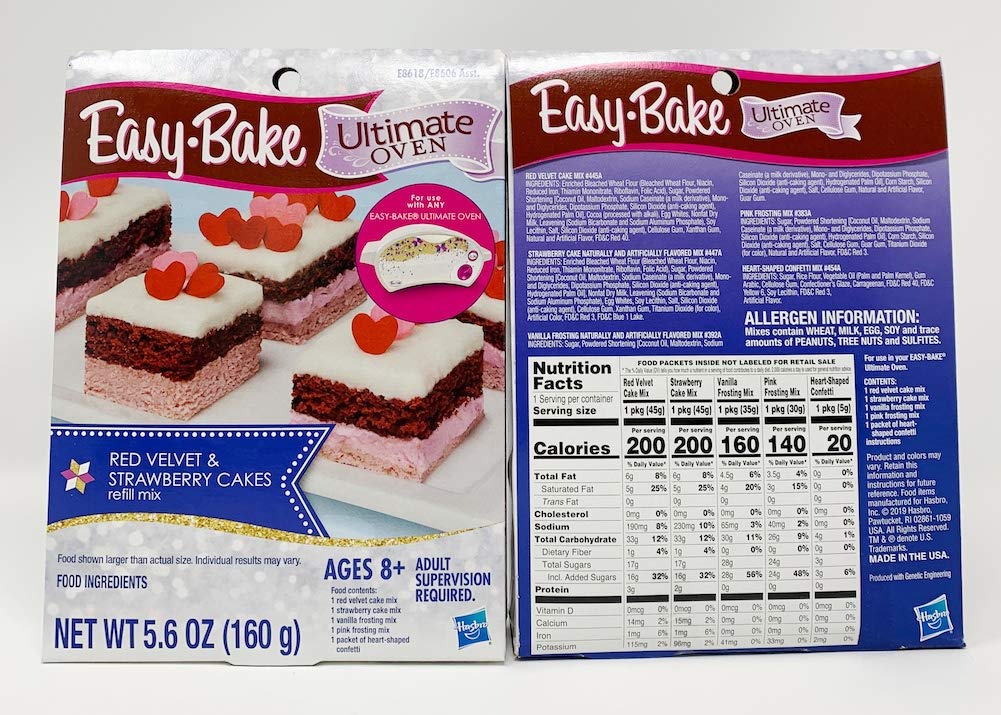 Easy Bake Oven Easy Bake Ultimate Oven Bundle Baking Star Edition + Larger Size 13.8 Oz. 3-Pack Refill Mixes (Pizza  Whoopie Pies and Red Velvet & Strawberry Cakes) + Mini Whisk