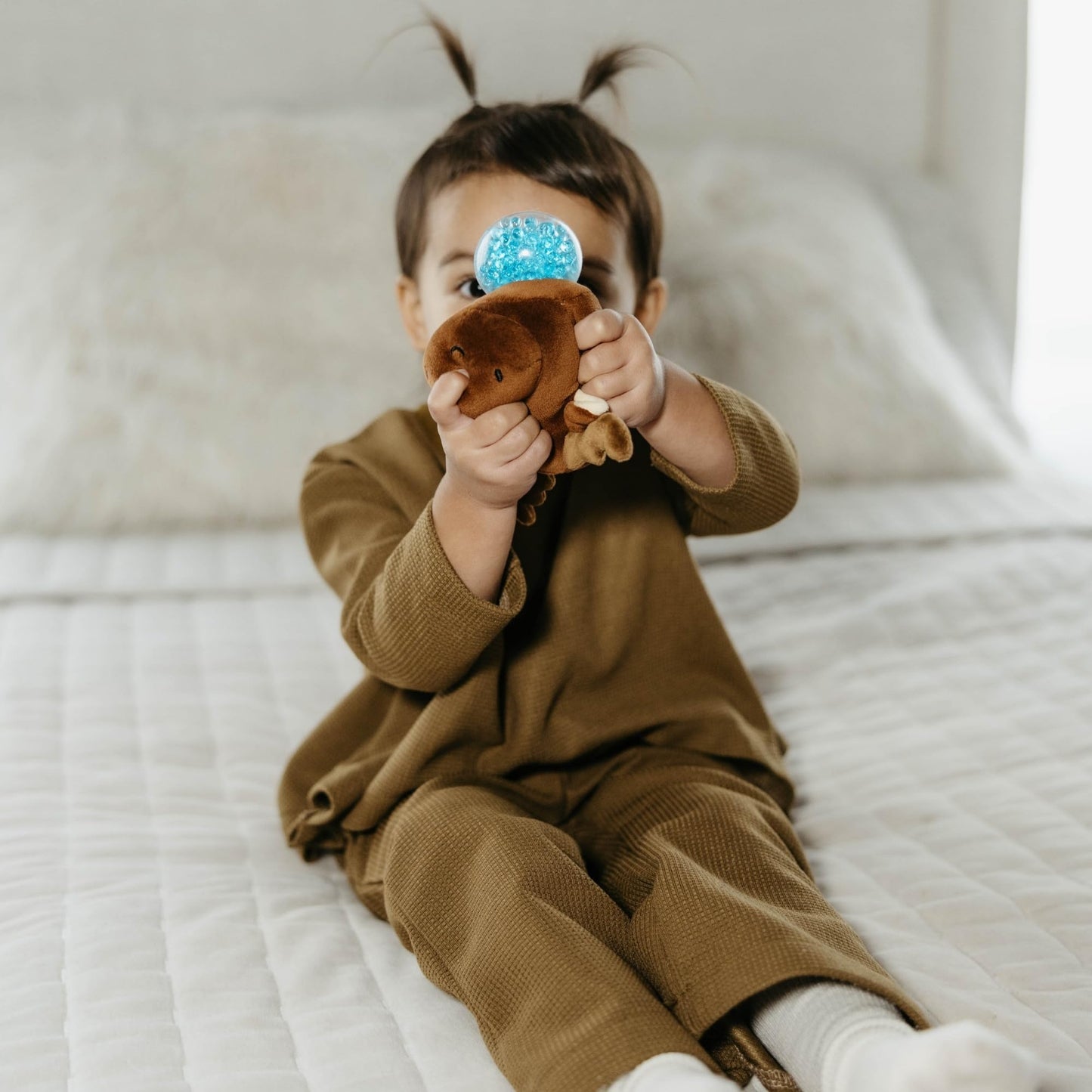 The Petting Zoo Moose Stuffed Animal Plushie, Gifts For Kids, Squishiez Wildlife Animal Squeeze Toy, Moose Plush Toy, 3 Inches