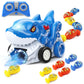 Kids Toys Monster Truck Toy Magnetic Remote Control Snake Chain Car