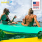 SOWKT Lily Pad Floating Mat (18 x 6 ft) - Made in USA - enhanced Floating Water Mat for The Lake and Boating - Giant Floating Water Pad for Lakes | Lilly Pad Floating Water Dock