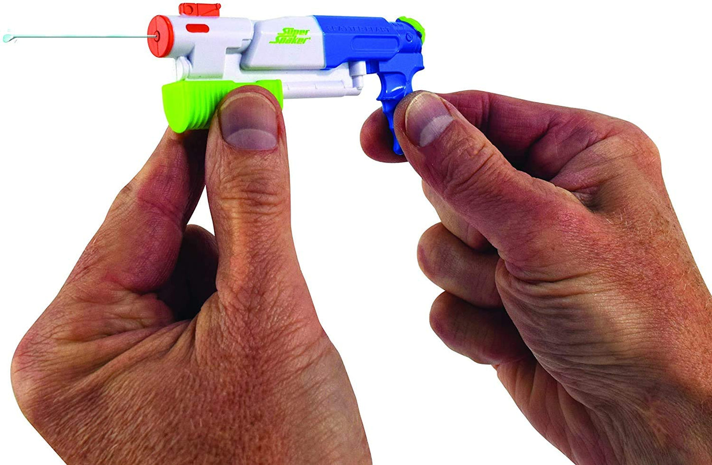 Super Impulse World's Smallest Super Soaker Set of 3 - SS50, Barrage & Scatter Blast - Plastic, Compact Water Guns