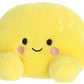 Aurora® Yuzu Lemon™ Stuffed Animal - 5" Yellow Pocket-Sized Plush Toy - Adorable Palm Pals™ Collectible