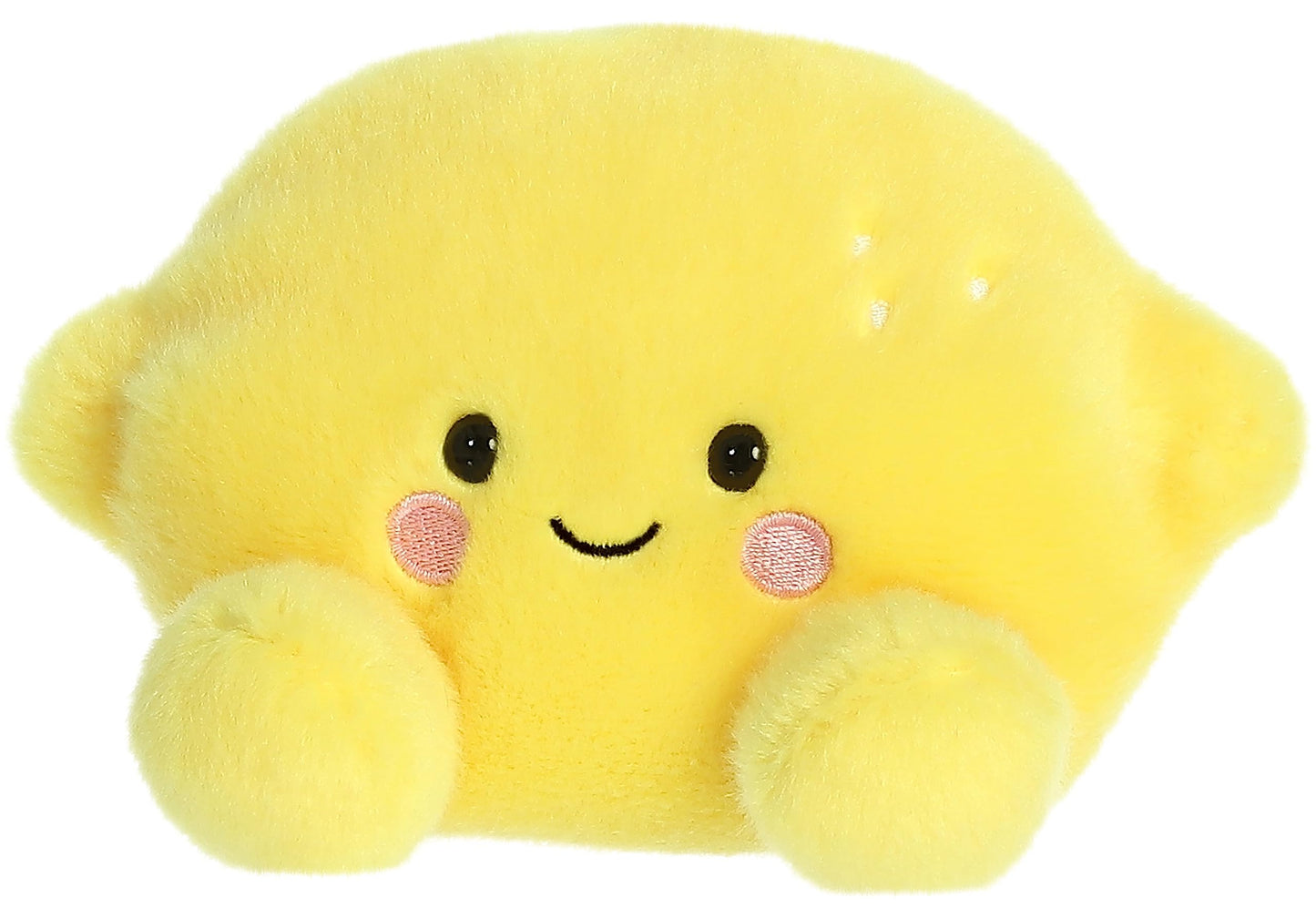 Aurora® Yuzu Lemon™ Stuffed Animal - 5" Yellow Pocket-Sized Plush Toy - Adorable Palm Pals™ Collectible