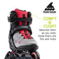 Rollerblade 07100500A067.5 Macroblade 90 W Neutral Grey/Paradise Pink 7.5