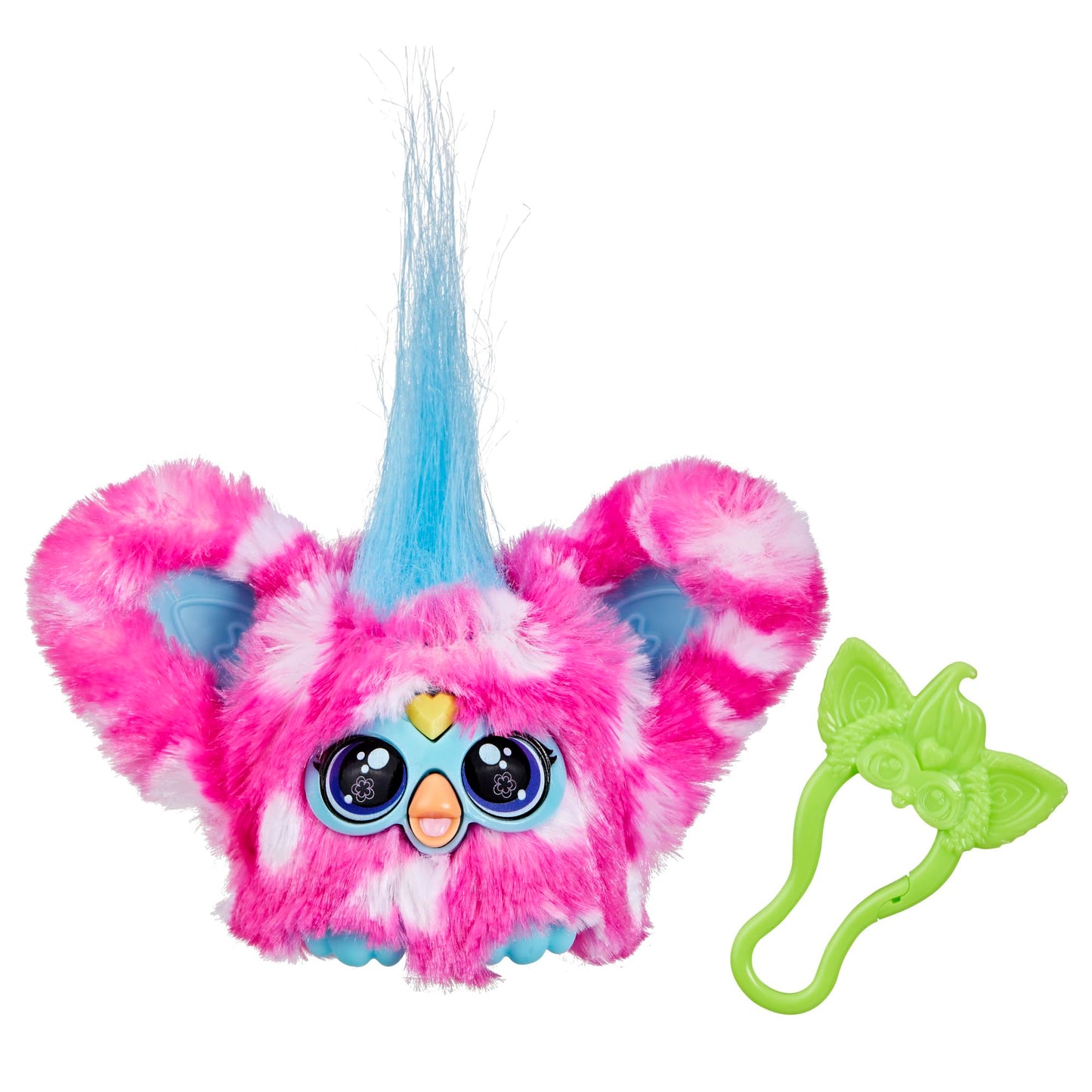Furby Furblets Dah-Tee Mini Friend, 45+ Sounds, Country Music, Speaks Only Furbish, Electronic Plush Toys For Girls & Boys, Interactive Pets, Pink Polka Dot, 6+