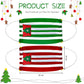 Zomiboo 2 Pieces Christmas Elf Hammock In Green And Red For Elf Doll Accessories And Props For Elf Fun, Advent Calendars And Stocking Stuffers Accessories(Classic Style)