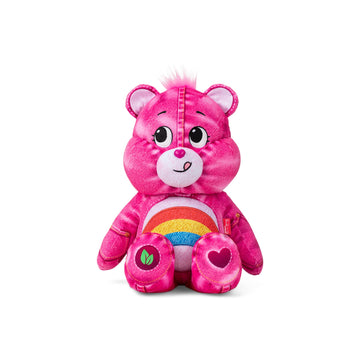 Care Bears 14 Cheer Bear Plush - New Denim Design, Soft Eco-Friendly Material, Multicolor Huggable Toy for Kids