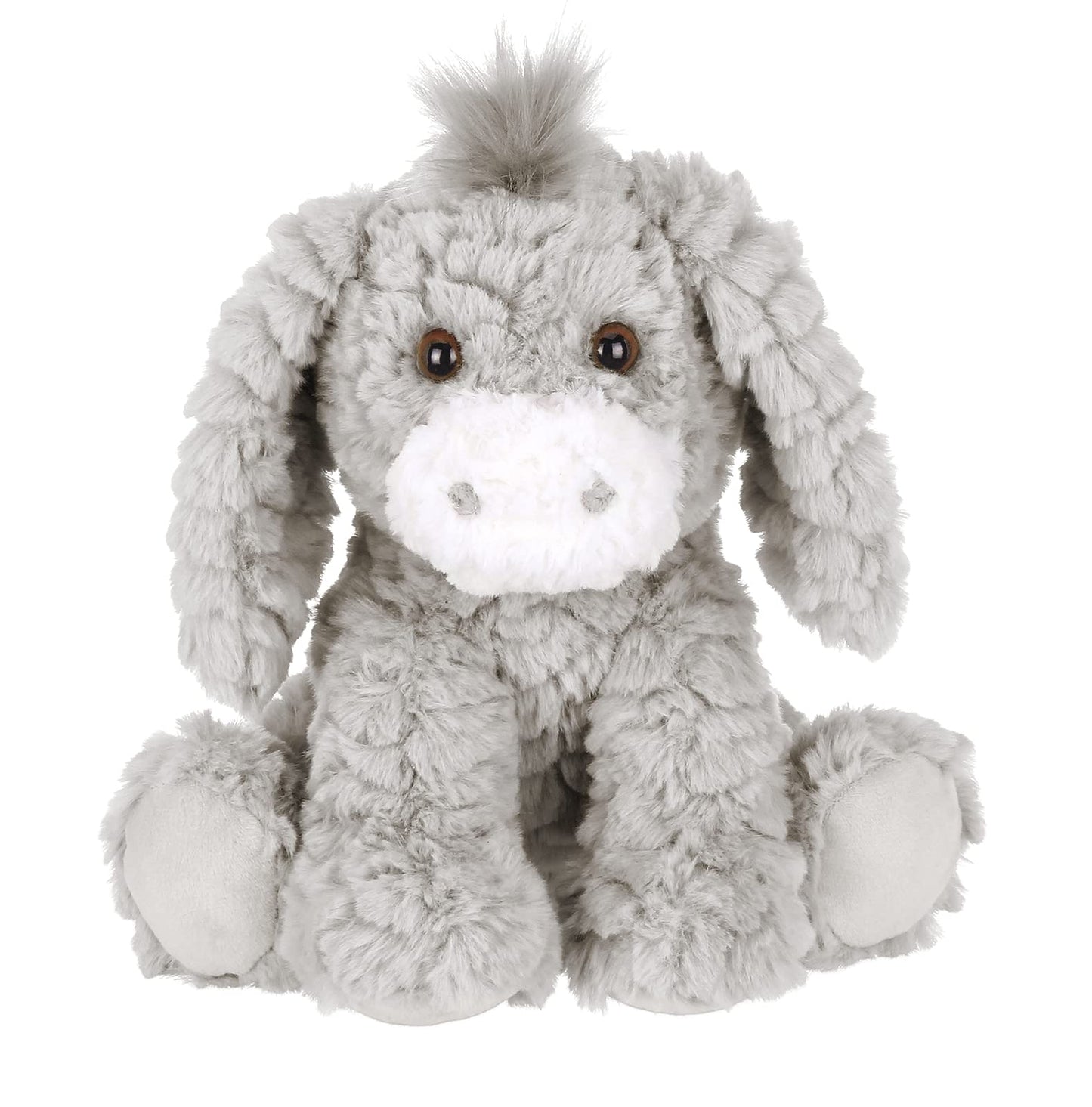 Bearington Donny Plush Donkey Stuffed Animal, 10.5 Inch