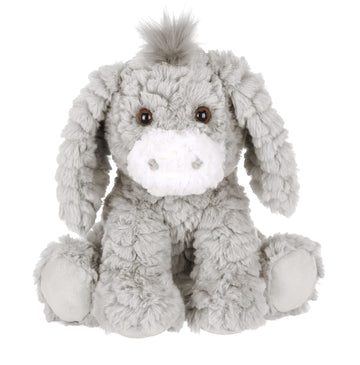 Bearington Donny Plush Donkey Stuffed Animal, 10.5 Inch