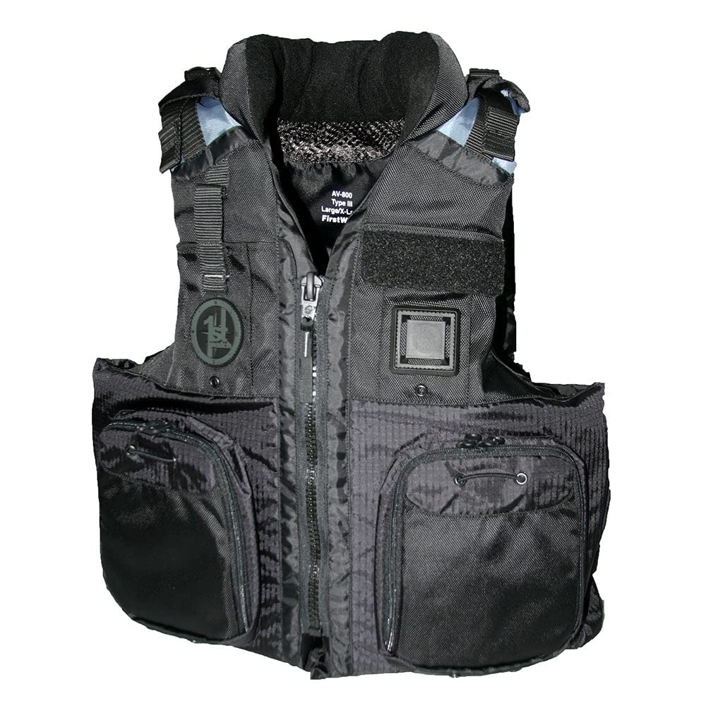 First Watch AV-800 Four Pocket Flotation Vest - OD Green - Small to Medium