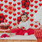 Capoda 8 Pcs Heart Party Decorations Red Heart Paper Garlands Hanging Banners for Sweet Day Birthday Party Wedding Anniversary S