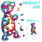 Reouinty Wooden Puzzle For Adults, Ninja Turtle Wooden Jigsaw Puzzles(7.5 * 15.2In-200Pcs), Beautiful Wooden Puzzle With Box Bir
