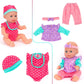 Deao Baby Doll Clothes For 12 13 14 Inch Dolls,6 Sets Doll Clothes And Accessories,Dress Up Fun,Doll Outfits Accessories Underwear For Doll Gift (Doll Not Included)