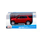 2021 Chevrolet Tahoe Red Metallic With Sunroof 1/24 Diecast Model Car By Maisto