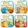 Floating Baby Bath Books. Kids Learning Bath Toys. Waterproof Bathtime Toys For Toddlers. Kids Educational Infant Bath Toys.(Set Of 4: Abc Animal Bath Books)