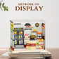 DIY Miniature House Kit  Dollhouse Kit  Miniature Kit  DIY Mini House Building Kit for mature-themed Teen  Plastic Tiny House Making Kit  Best Craft Hobbies Gift  Convenience Store