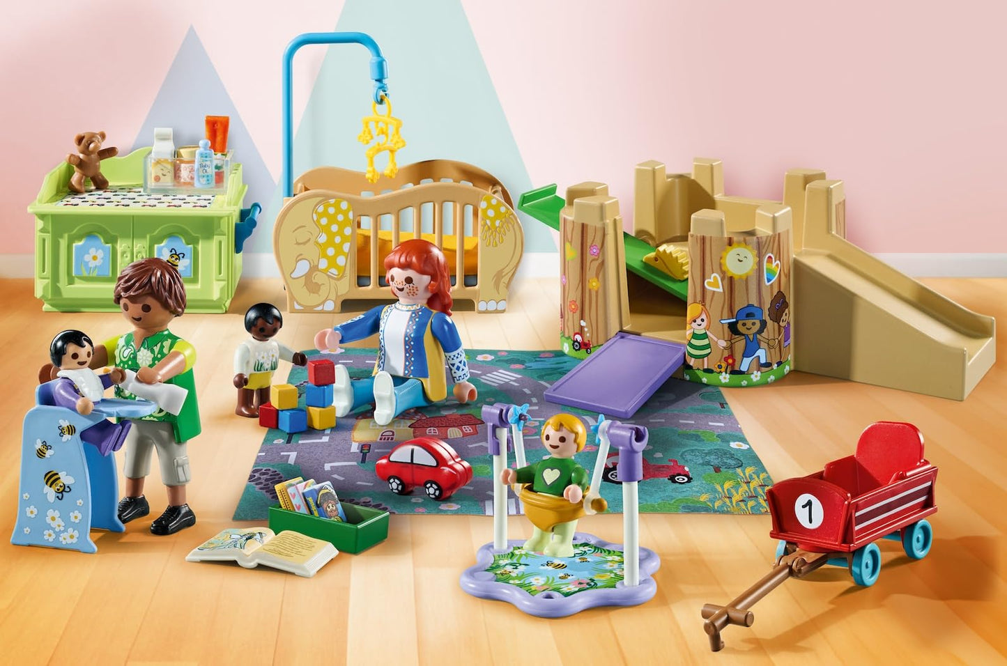 Playmobil Toddler Group Toy - Multicoloured, Plastic, Model 71649, Size 24.8 x 18.7 x 7.2 cm