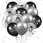 Suwen 40 Inch Hot Pink Large 9 Number Balloons Big Foil Helium Number Balloons 0-9 Jumbo Happy 9Th Mylar Birthday Party Decorati